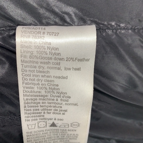 Timberland Black Down Hooded Jacket Medium - Picture 8 of 10